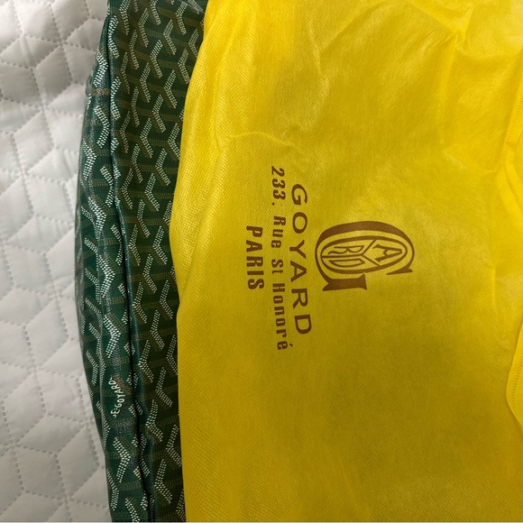 Green patterned tote bag with wallet - brand new, never used - Picture 3 of 10